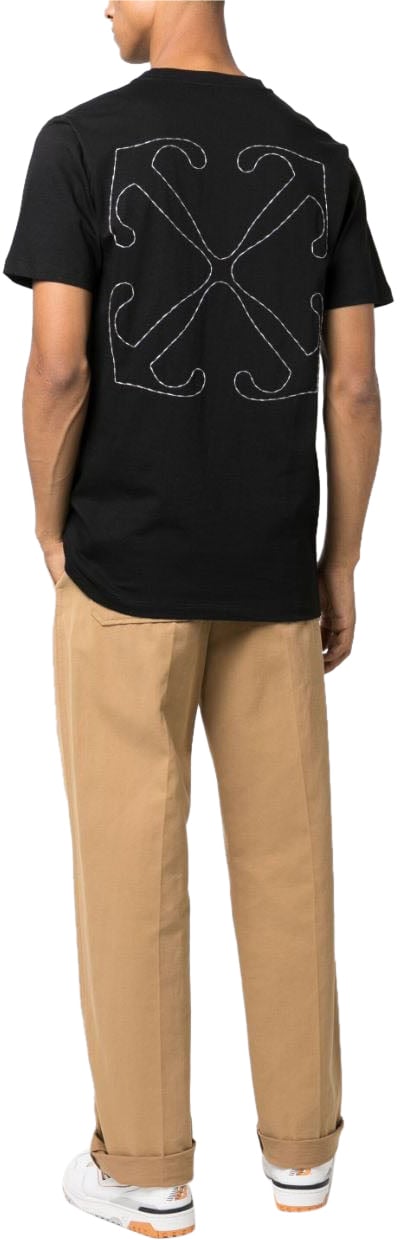 OFF-WHITE T-Shirts And Polos Black Zwart