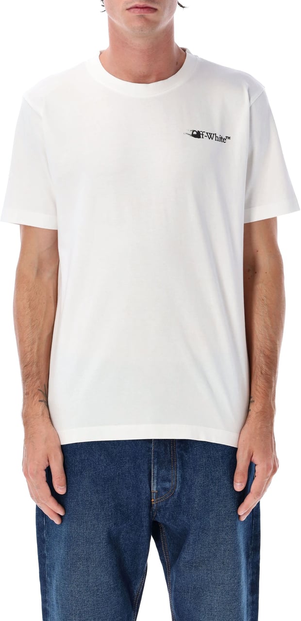 OFF-WHITE Ink Arrow Slim Tee Bianco Wit