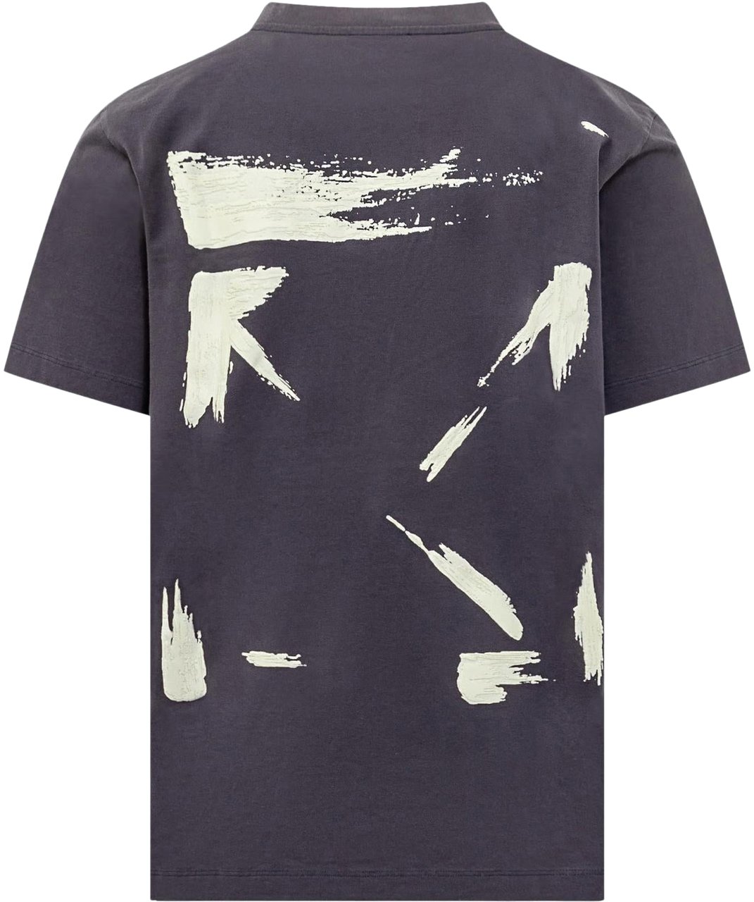 OFF-WHITE Heren Brush Arrow T-Shirt Blauw Blauw