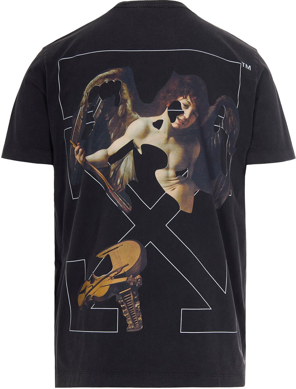 OFF-WHITE T-Shirts And Polos Vintageblackwhite Zwart