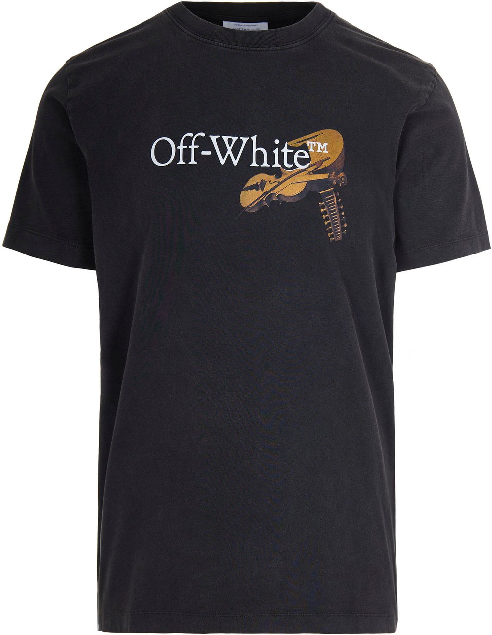 OFF-WHITE T-Shirts And Polos Vintageblackwhite Zwart