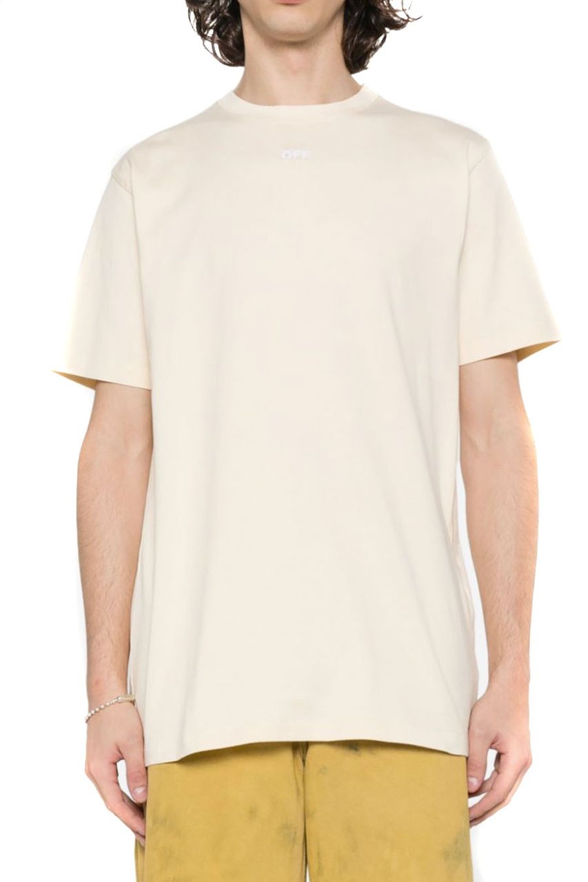OFF-WHITE T-shirt Beige Beige