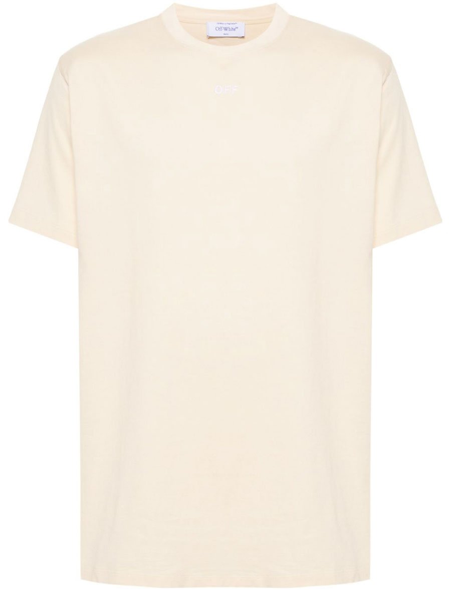 OFF-WHITE T-shirt Beige Beige