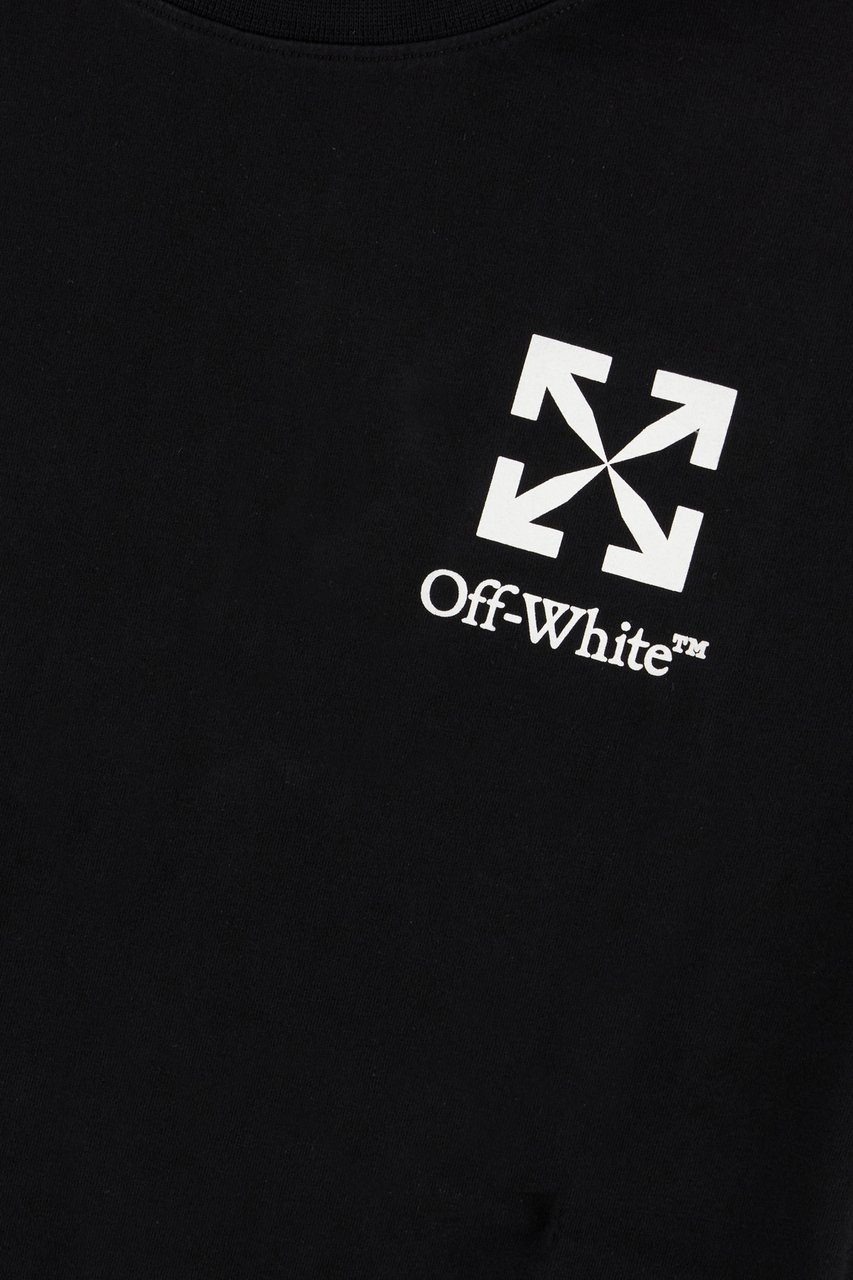 OFF-WHITE Off White Black cotton t-shirt Zwart