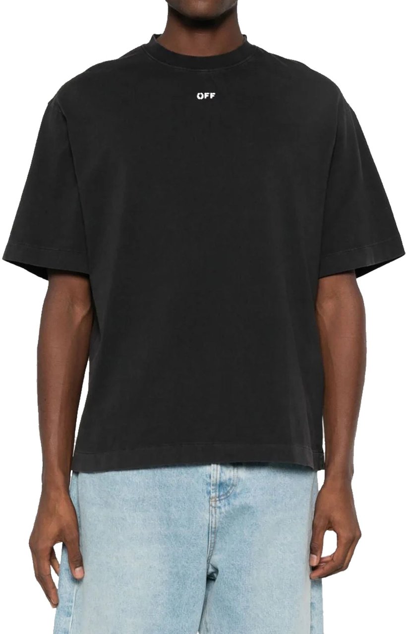 OFF-WHITE Off White S.Matthew Skate Logo-Print T-Shirt Zwart