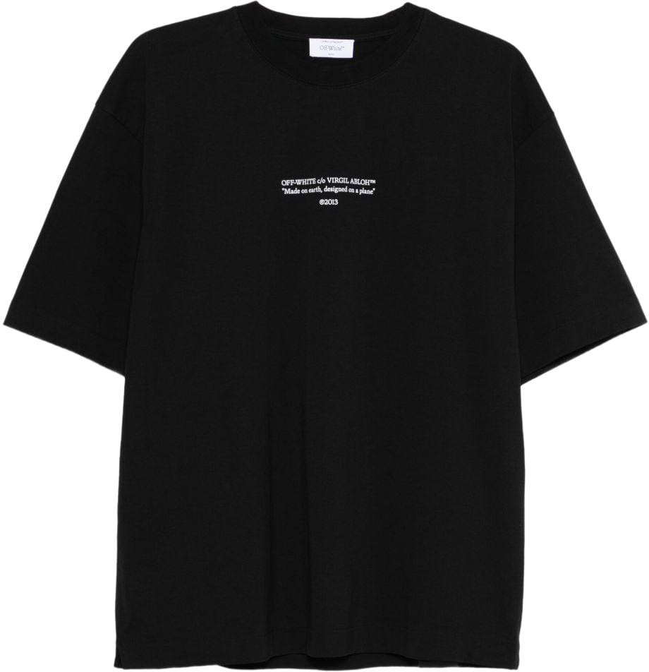 OFF-WHITE T-Shirts And Polos Black Zwart