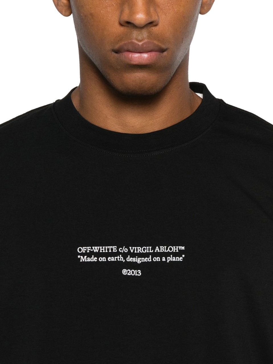 OFF-WHITE T-Shirts And Polos Black Zwart