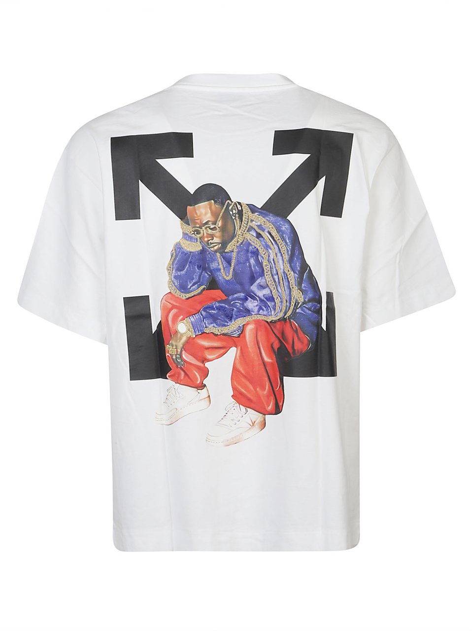 OFF-WHITE Thinkman Arrow Skate T-shirt White Wit