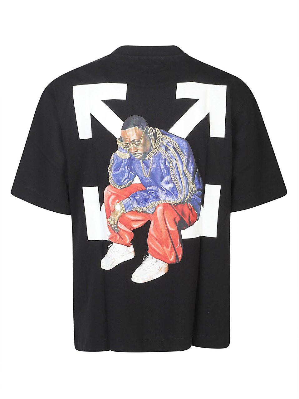 OFF-WHITE Thinkman Arrow Skate T-shirt Black Zwart