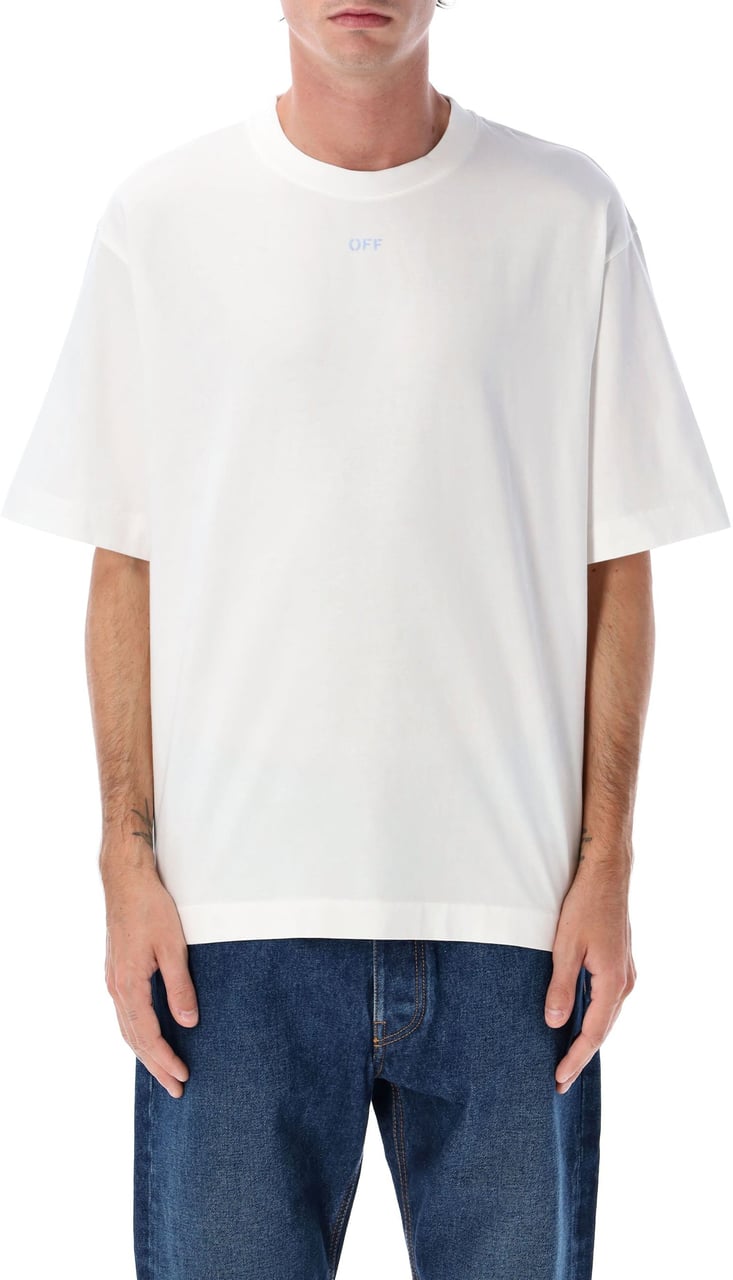 OFF-WHITE Stencil Arrow Skate S/S Tee Bianco Wit
