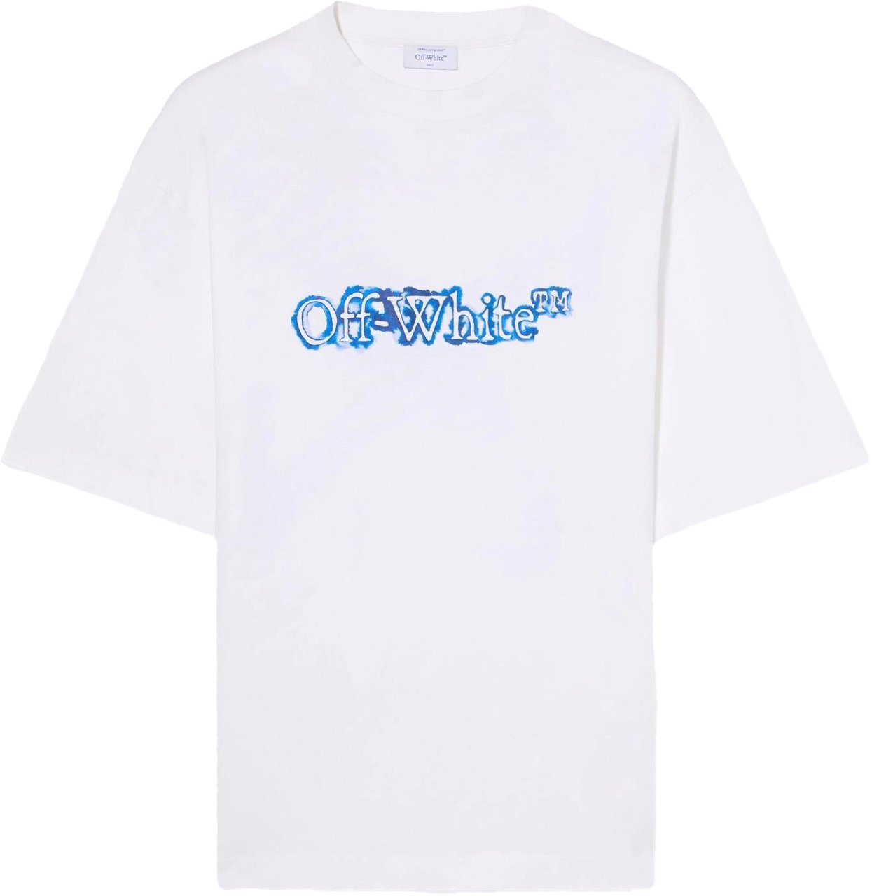 OFF-WHITE Heren Cloudy Arrow T-Shirt Wit Wit