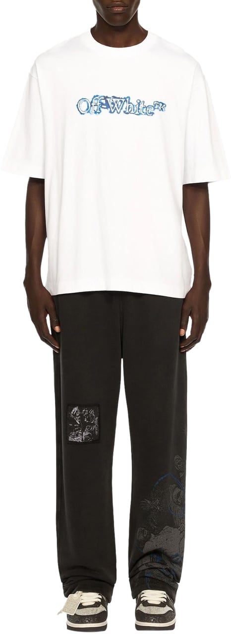 OFF-WHITE Heren Cloudy Arrow T-Shirt Wit Wit