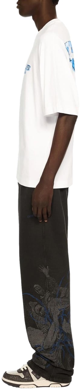 OFF-WHITE Heren Cloudy Arrow T-Shirt Wit Wit