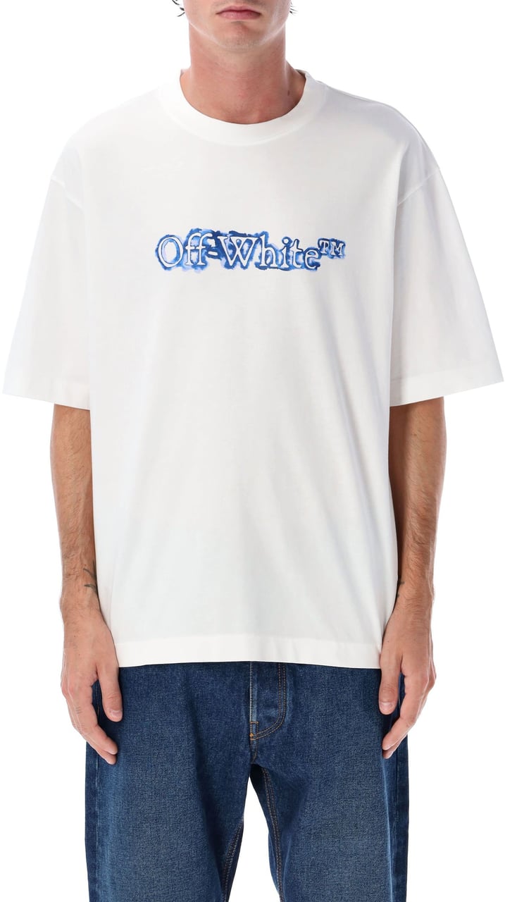 OFF-WHITE Off-White Cloudy Arrow cotton skate T-shirt Wit