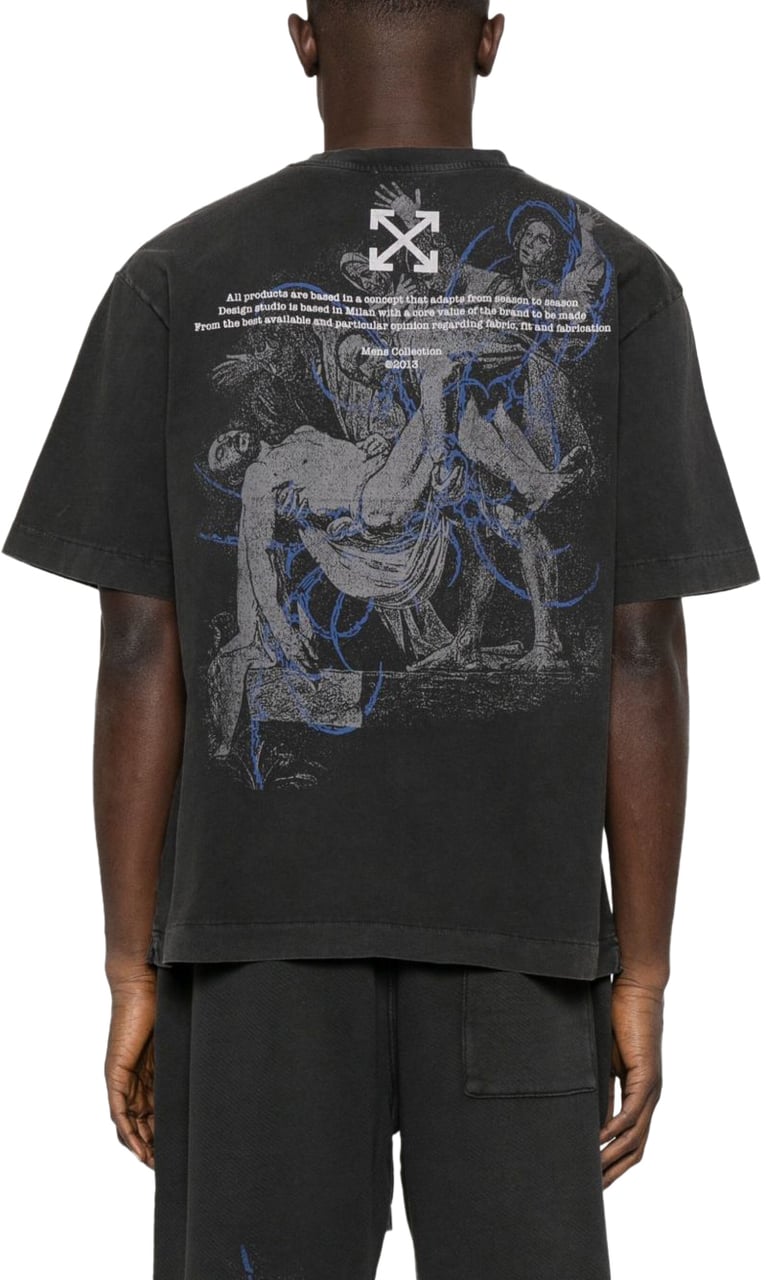 OFF-WHITE T-Shirts And Polos Black Zwart