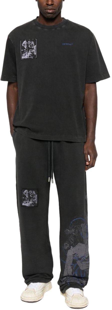 OFF-WHITE T-Shirts And Polos Black Zwart