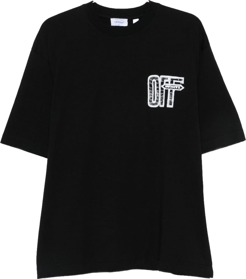 OFF-WHITE T-Shirts And Polos Black Zwart