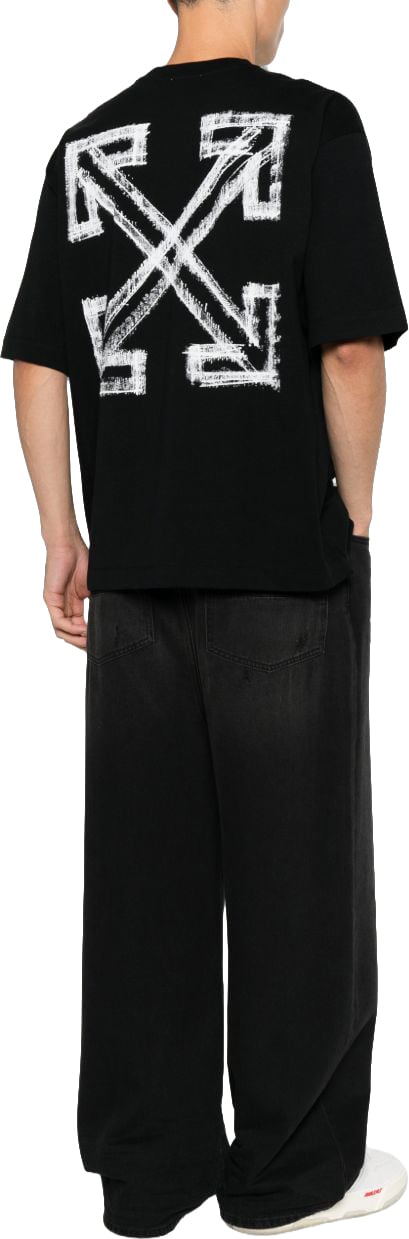 OFF-WHITE T-Shirts And Polos Black Zwart