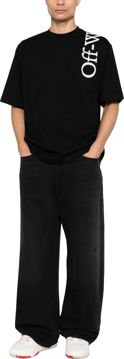 OFF-WHITE T-Shirts And Polos Black Zwart