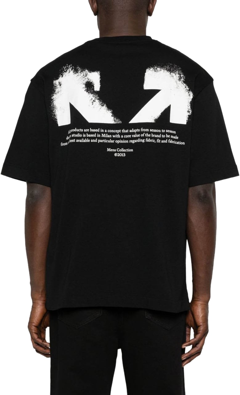 OFF-WHITE T-Shirts And Polos Black Zwart