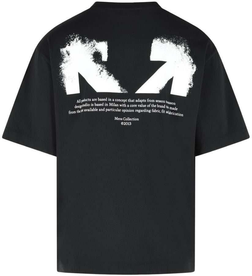 OFF-WHITE T-Shirts And Polos Black Zwart