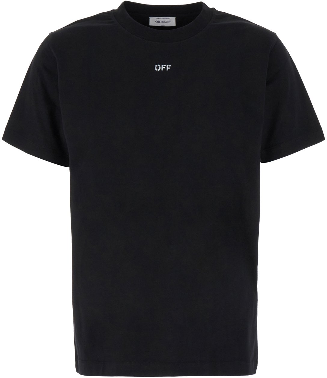 OFF-WHITE Off White Black cotton t-shirt Zwart