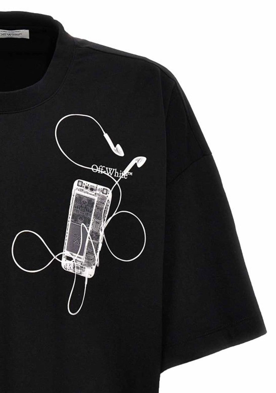 OFF-WHITE T-shirt Black Zwart