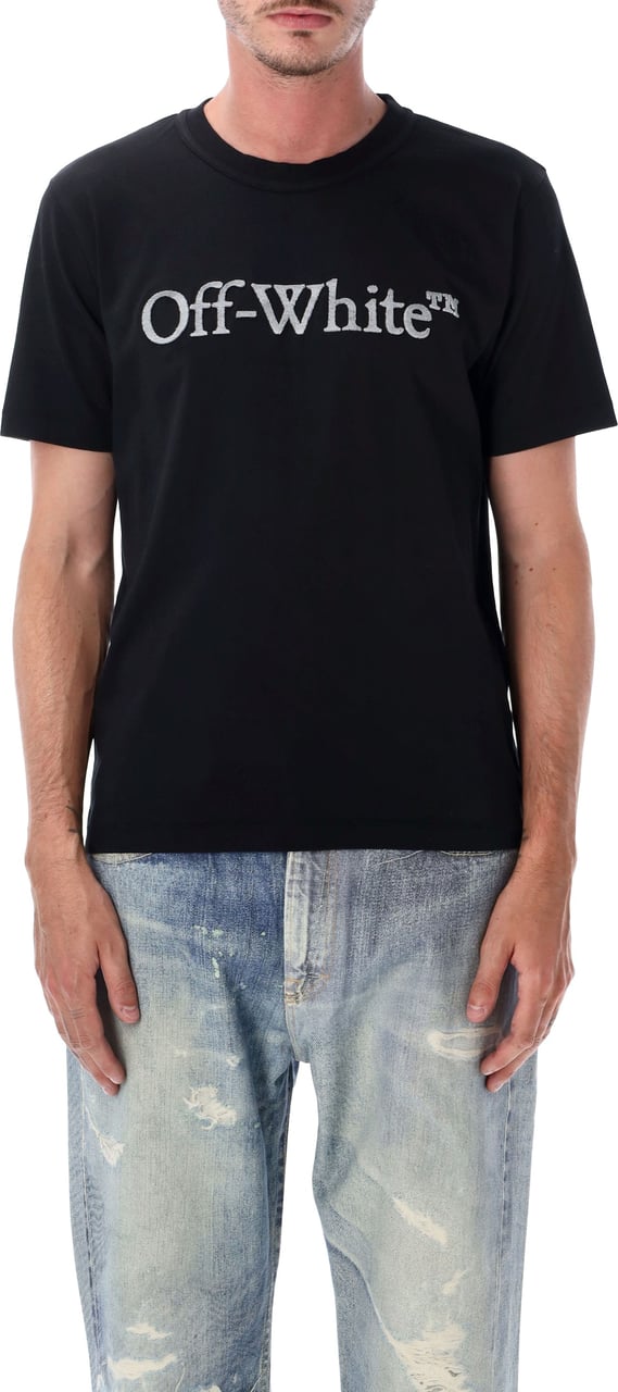 OFF-WHITE City Nature Regular S/S Tee Nero Zwart
