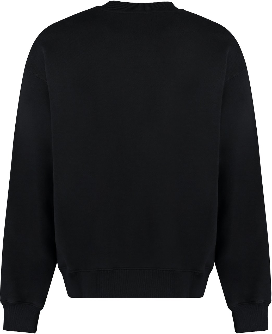 OFF-WHITE Cotton crew-neck sweatshirt Zwart