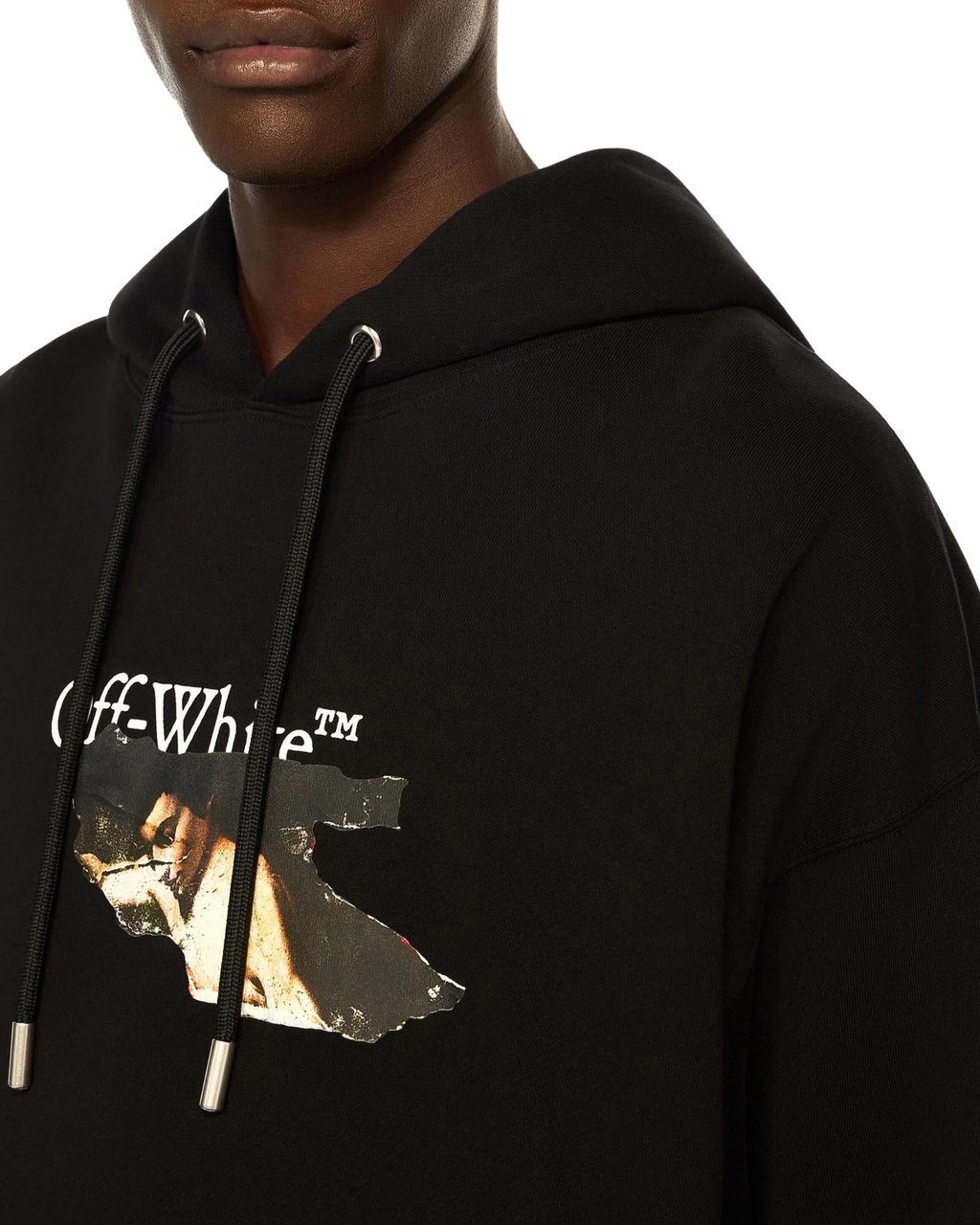 OFF-WHITE Heren PAINT ARROW SKATE HOODIE Zwart