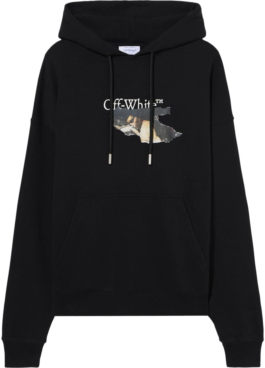 OFF-WHITE Heren PAINT ARROW SKATE HOODIE Zwart