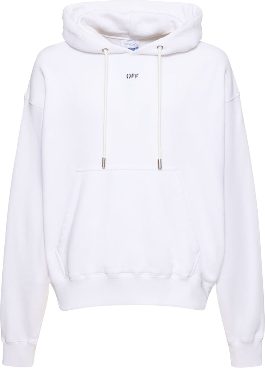 Off-White Off Stamp Skate Hoodie Sweatshirt Wit