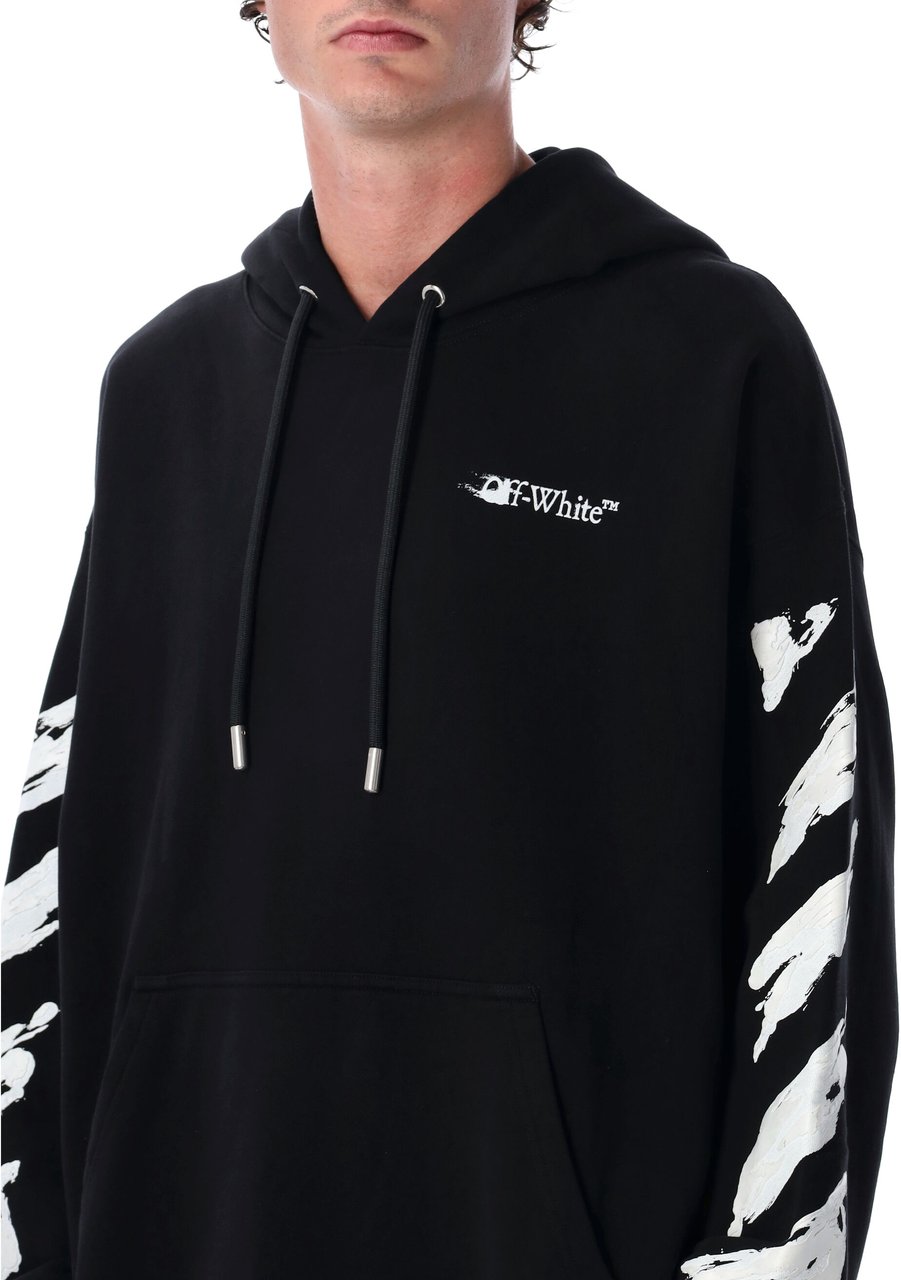 OFF-WHITE Ink Arrow Skate Hoodie Nero Zwart