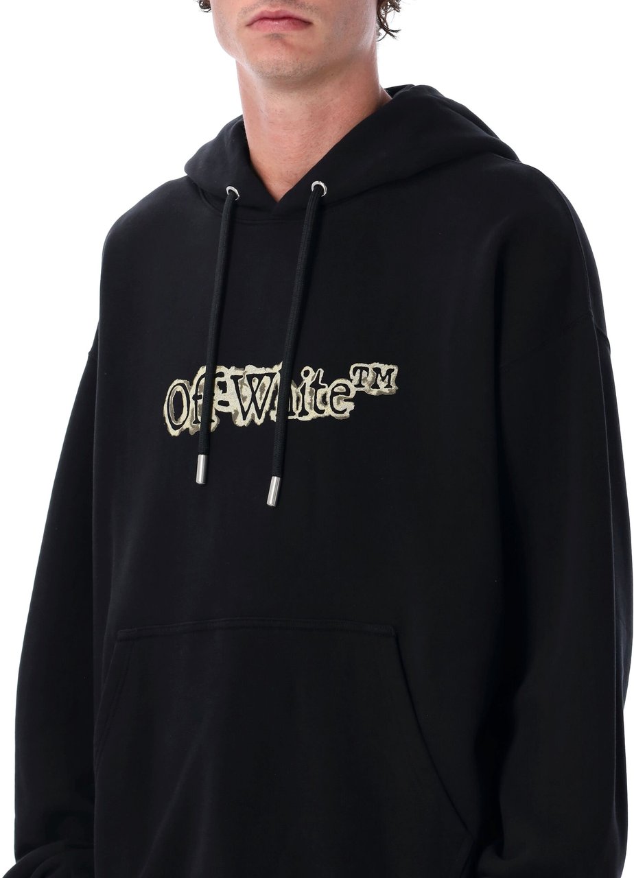 OFF-WHITE Cloudy Arrow Skate Hoodie Nero Zwart