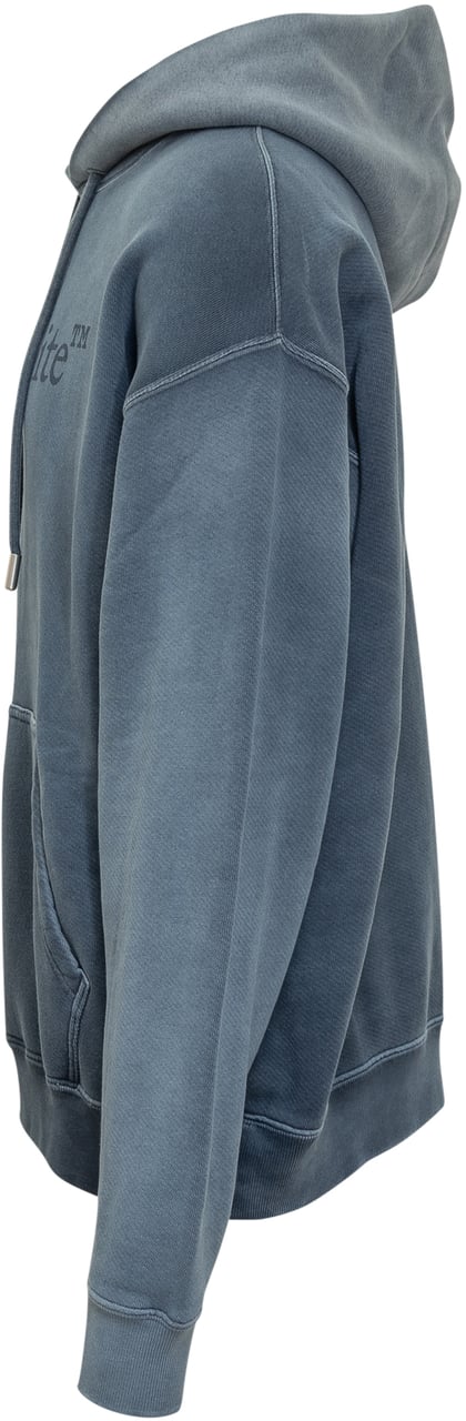 OFF-WHITE Off-White Felpa Laundry Skate Hoodie Blauw