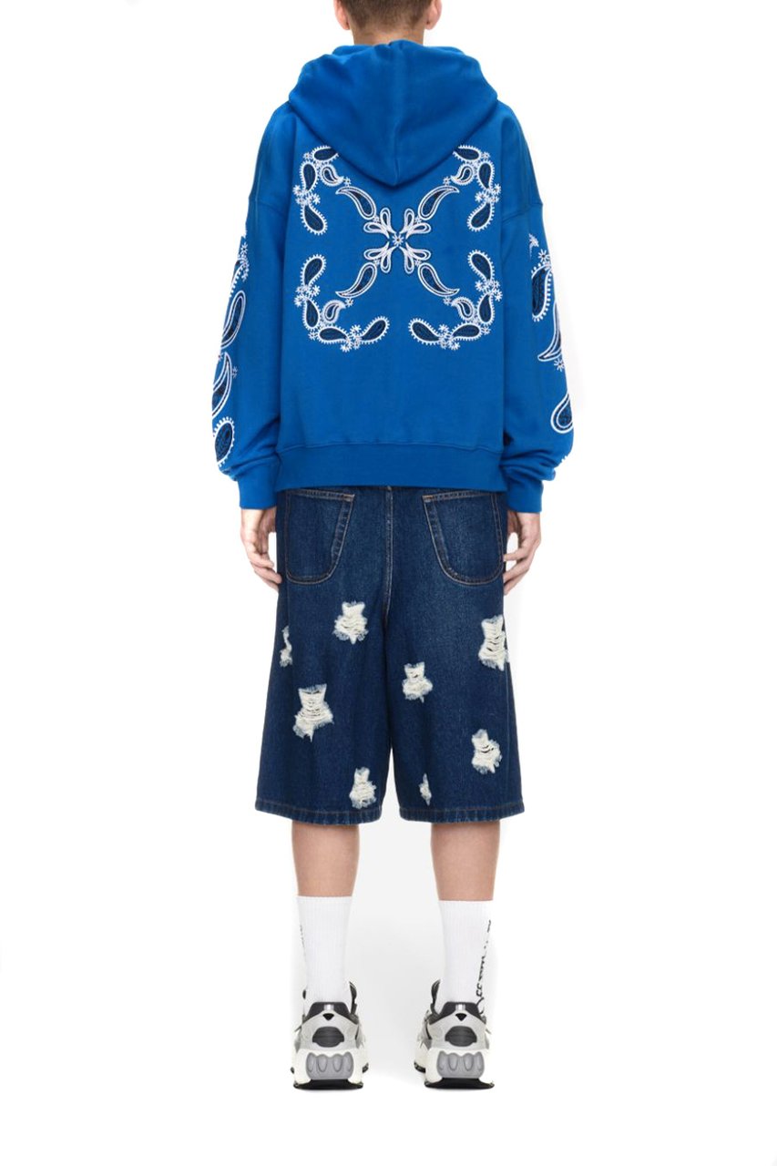 OFF-WHITE Sweatshirt Blue Blauw