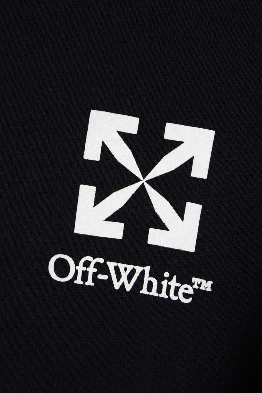 OFF-WHITE Off White Black cotton sweatshirt Zwart