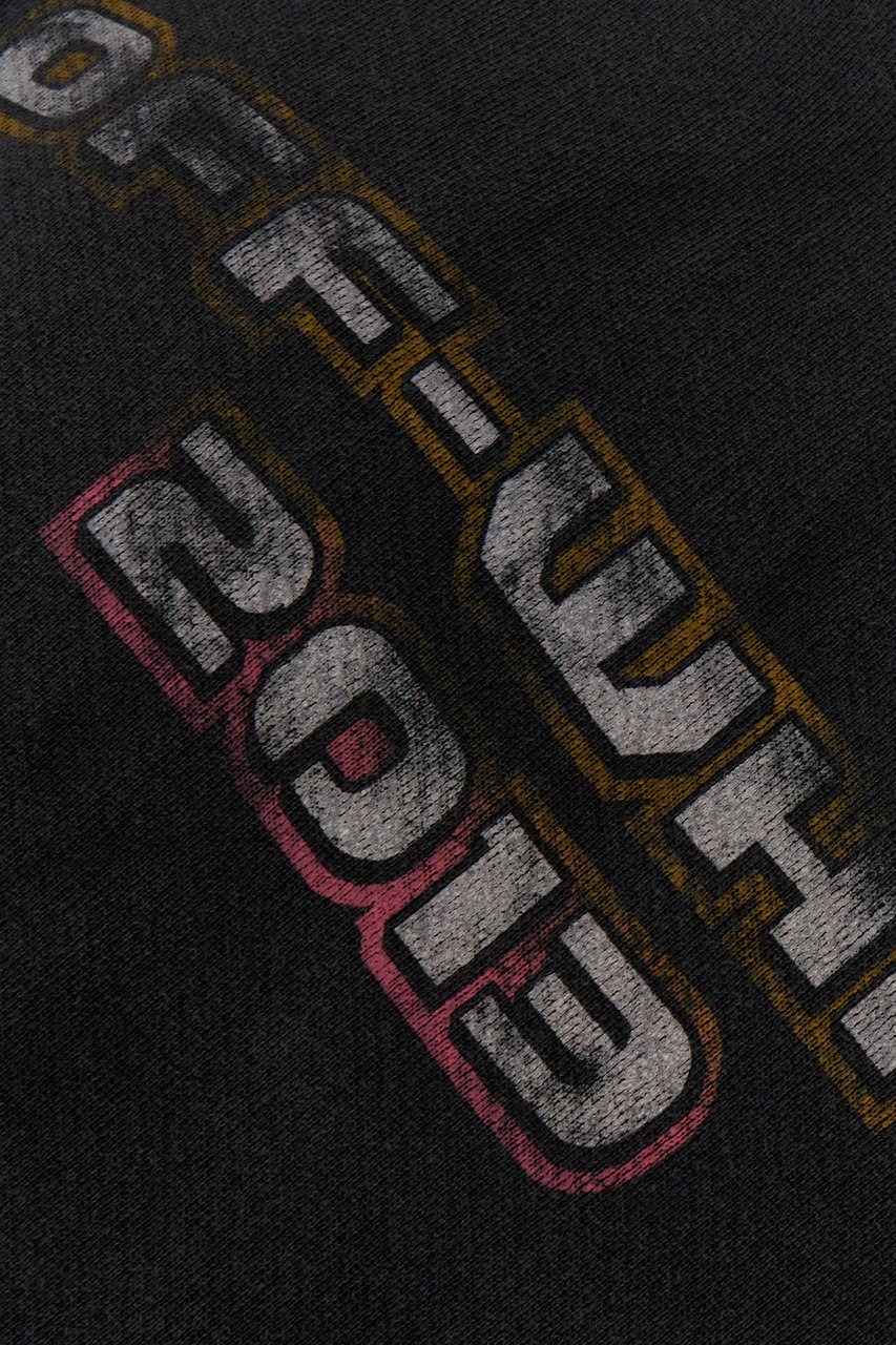 OFF-WHITE Off White Charcoal oversize sweatshirt Zwart