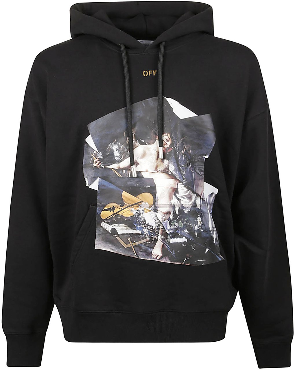OFF-WHITE Cupid Paper Skate Sweatshirt Black Zwart