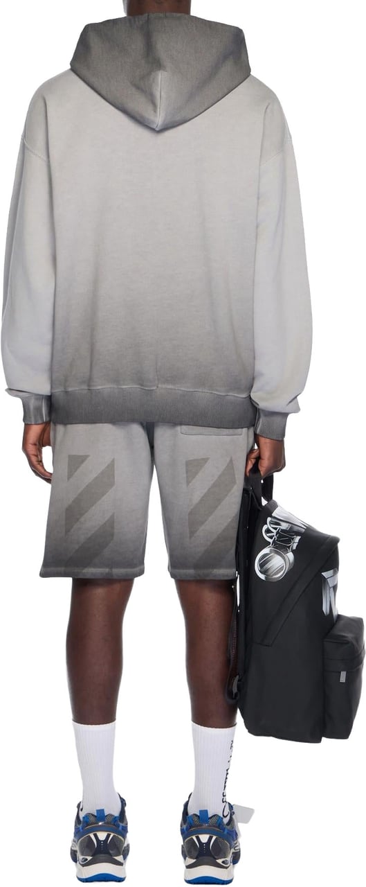 OFF-WHITE OFF WHITE Heren LAUNDRY 90S ZIP HOODIE Grijs