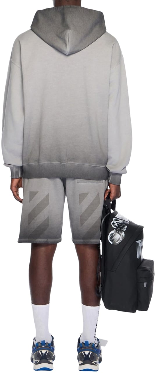 OFF-WHITE Heren LAUNDRY 90S ZIP HOODIE Grijs