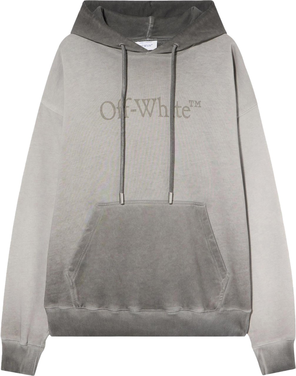 OFF-WHITE Heren LAUNDRY 90S ZIP HOODIE Grijs