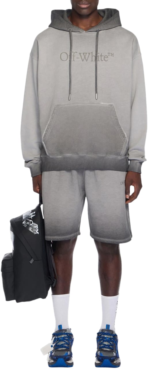 OFF-WHITE Heren LAUNDRY 90S ZIP HOODIE Grijs