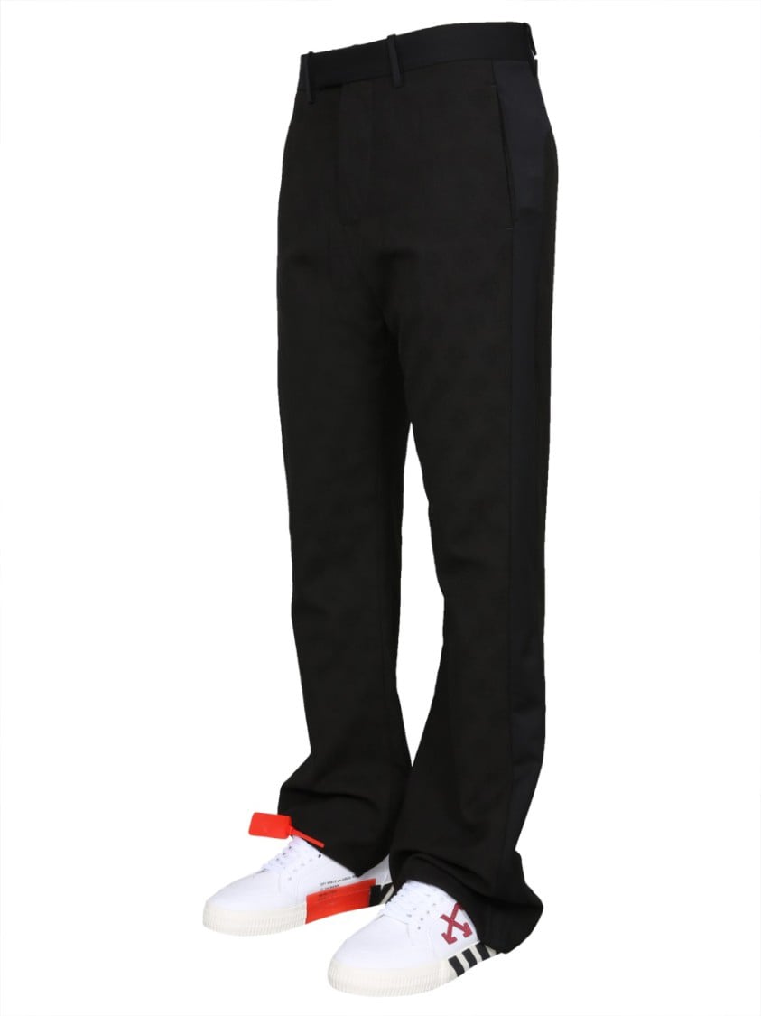 OFF-WHITE "Low Fit" Trousers Zwart