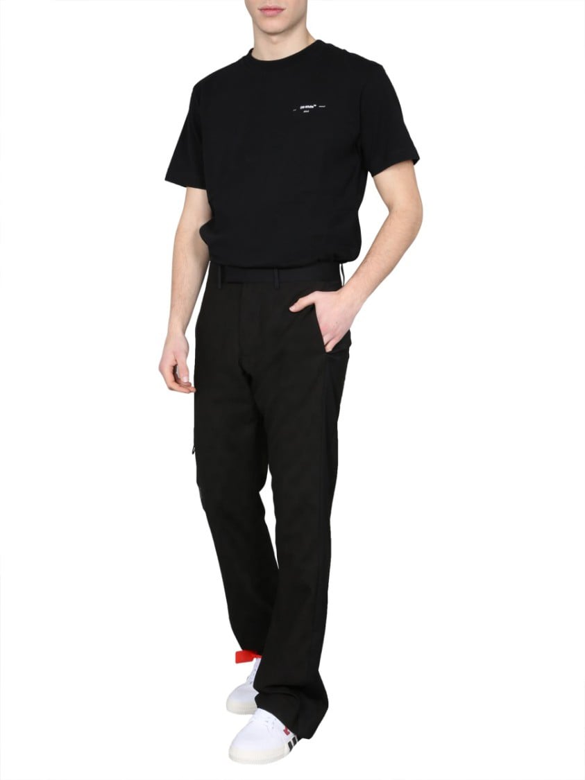 OFF-WHITE "Low Fit" Trousers Zwart