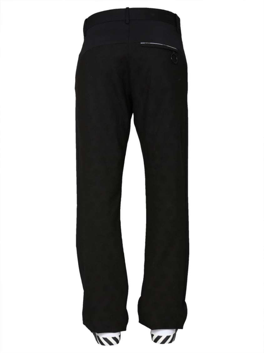 OFF-WHITE "Low Fit" Trousers Zwart