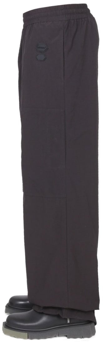 OFF-WHITE Relaxed Fit Wide-Leg Pants Zwart