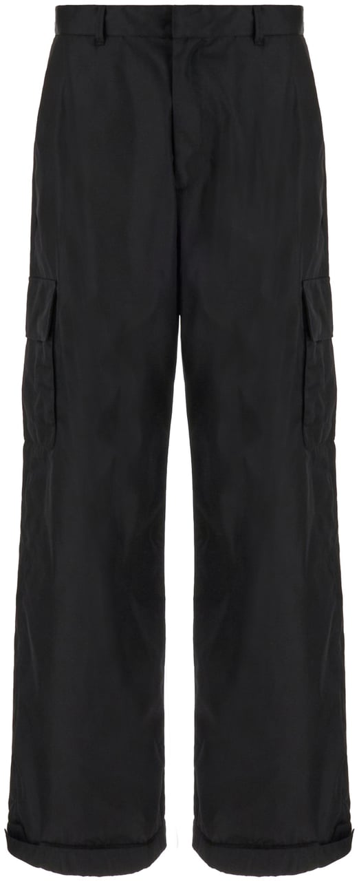 OFF-WHITE Off White Black nylon cargo pants Zwart