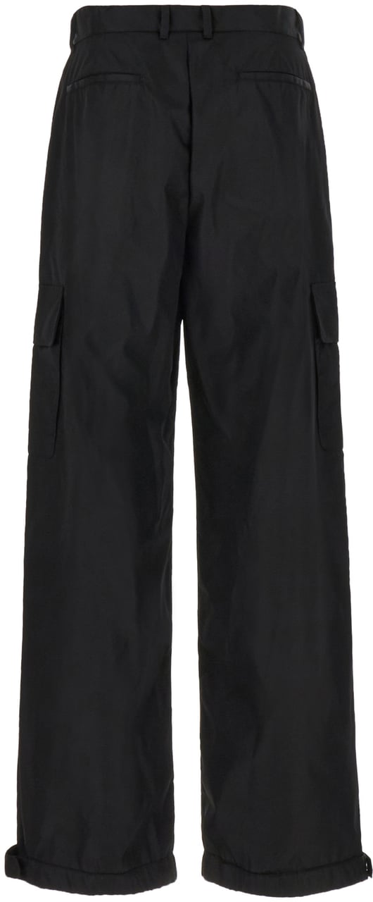 OFF-WHITE Off White Black nylon cargo pants Zwart