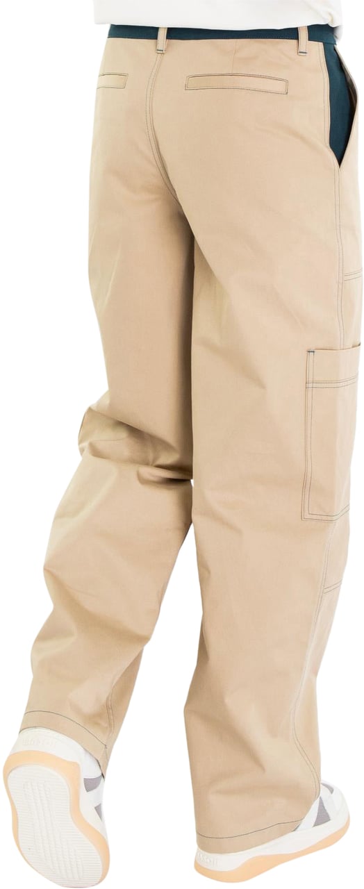 OFF-WHITE Heren Stitch Cotgab Straight Beige Beige